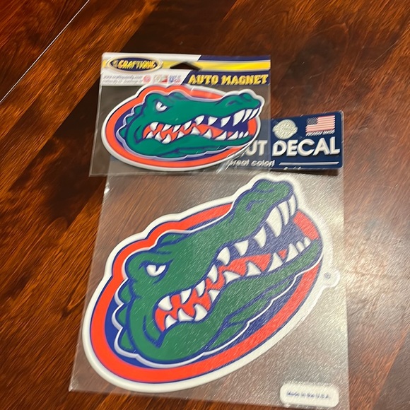 Bundle of Florida gators auto magnet and decal - Picture 1 of 6